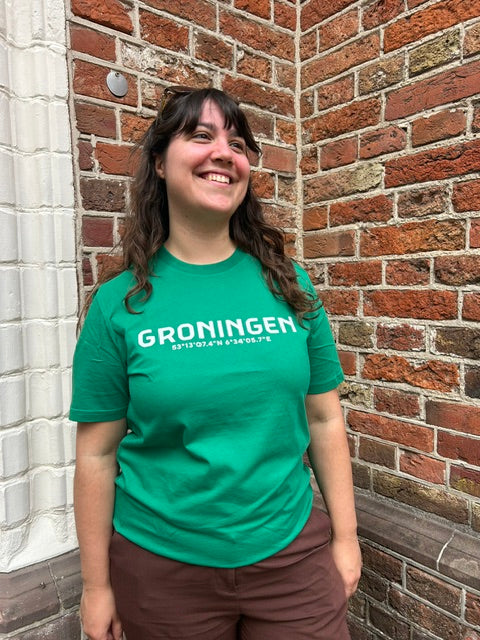T-shirt Groningen Coördinaten