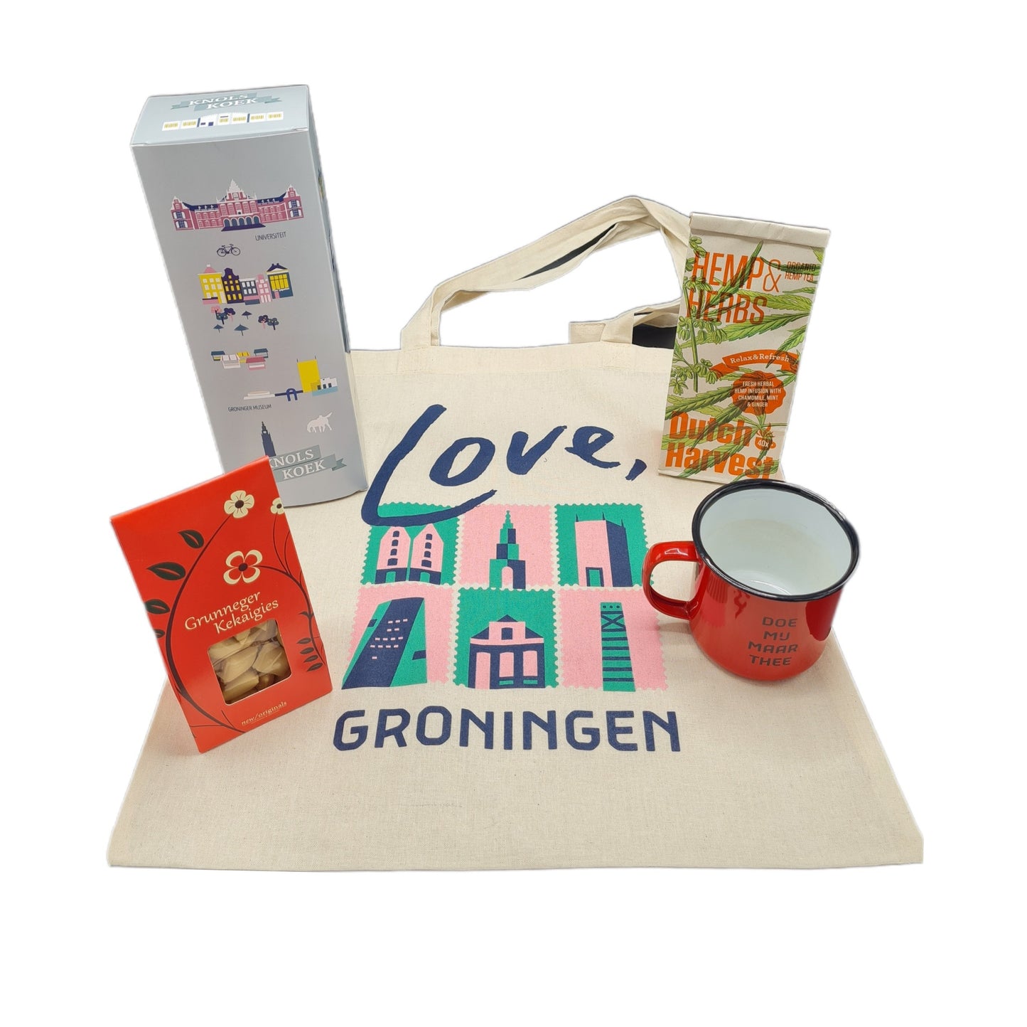 Theeleuten op z'n Gronings pakket