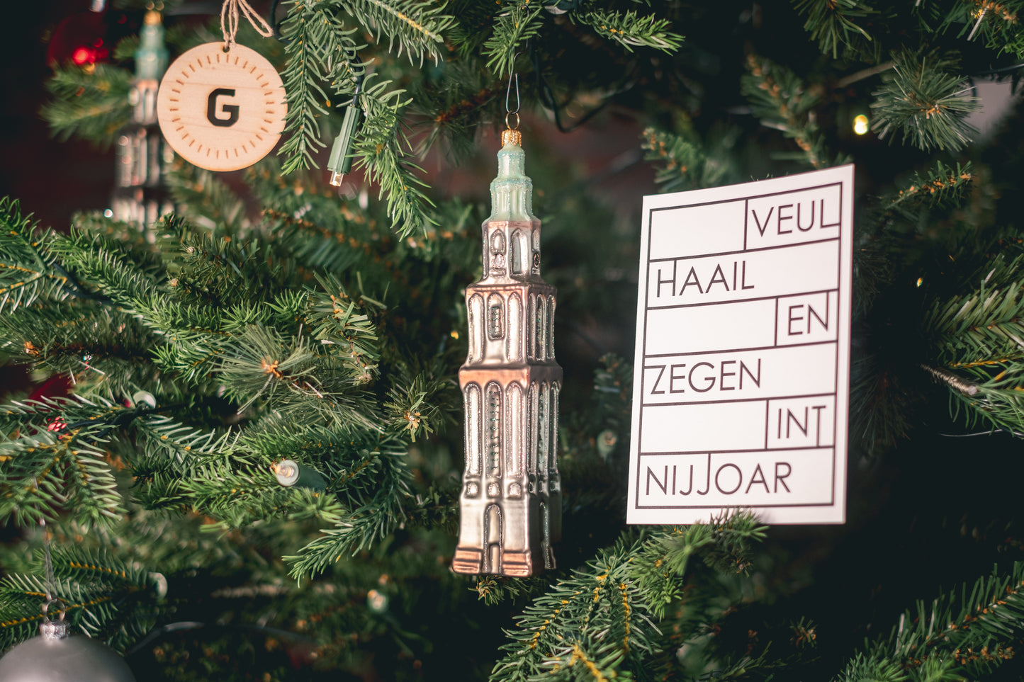 Luxe kersthanger Martinitoren