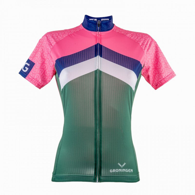 Wielershirt Altijd wind tegen dames