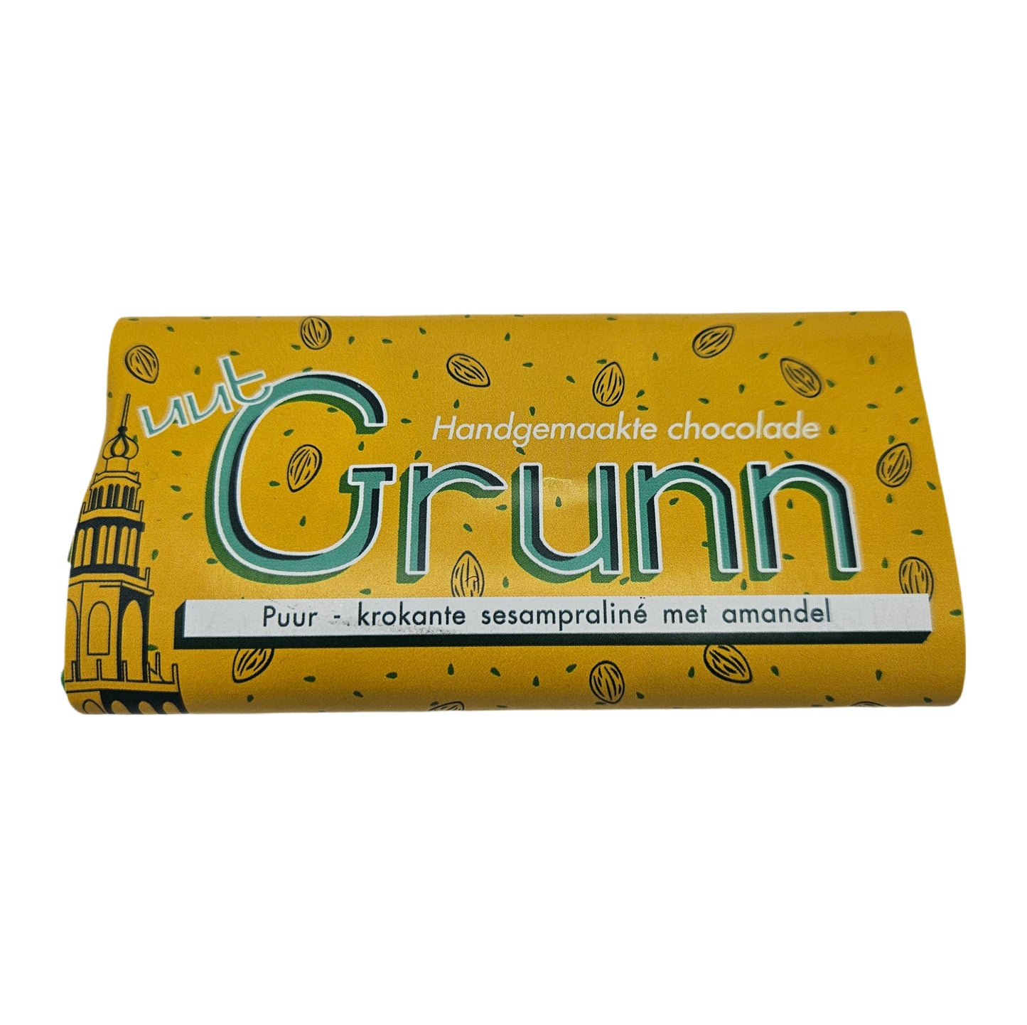 Chocoladereep GRUNN | Sesam-Amandel