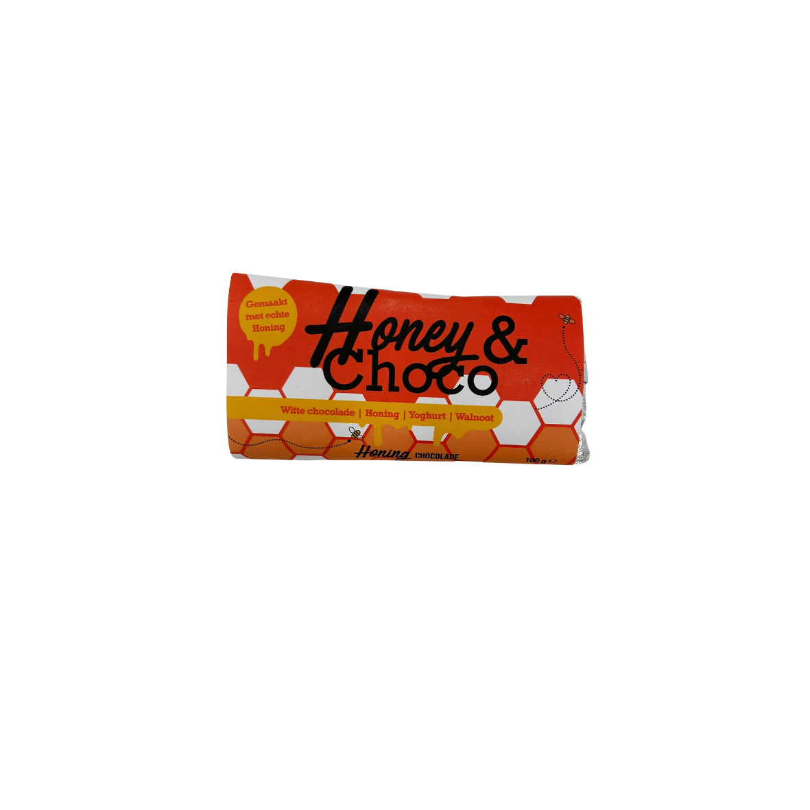Chocoladereep honey&choco wit - honing yoghurt walnoot