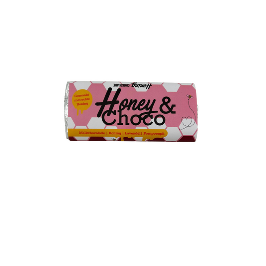 Chocoladereep honey&choco melk - honing, lavendel, pompoenpit