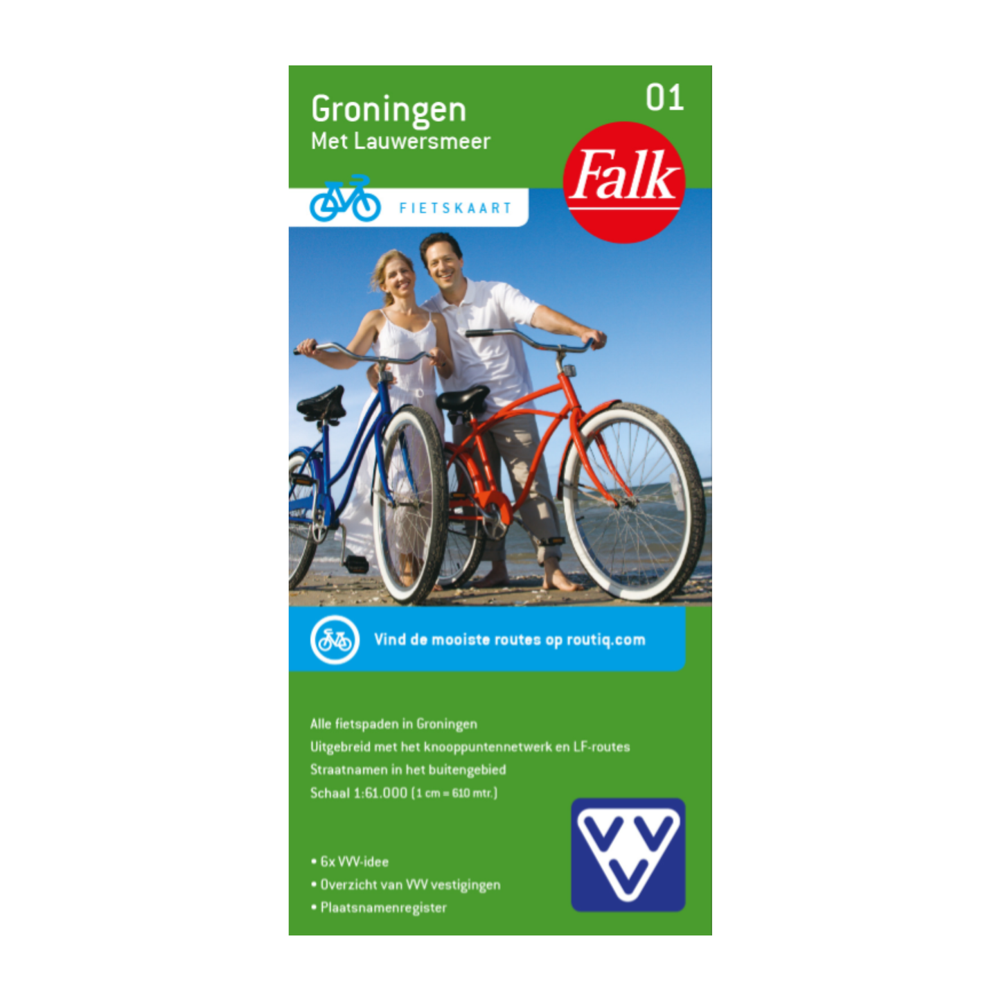 Falk fietskaart: Groningen 1