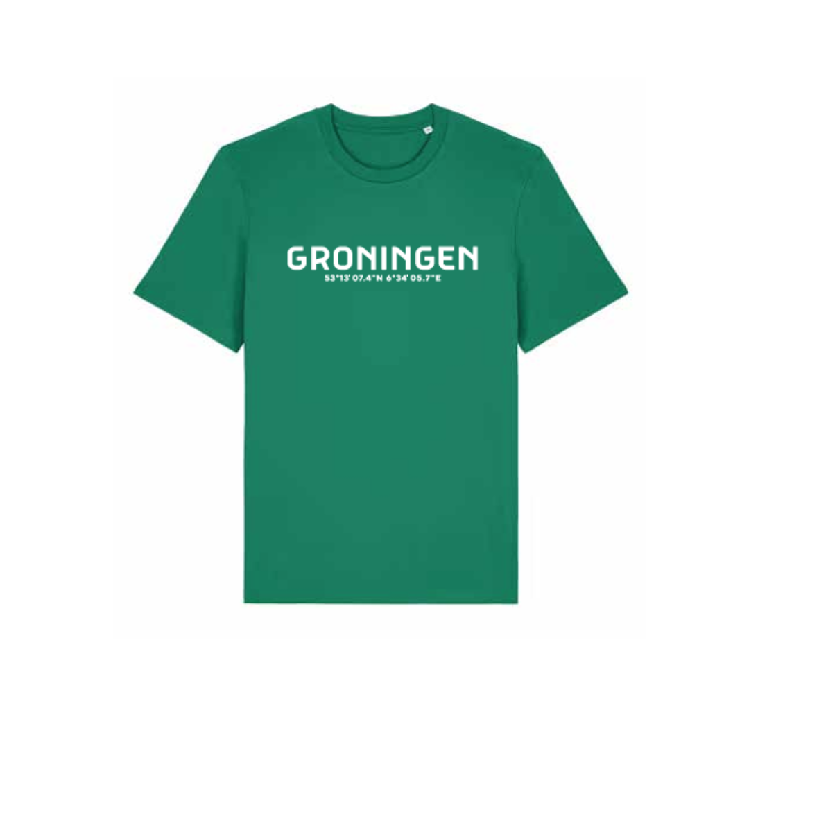 T-shirt Groningen Coördinaten