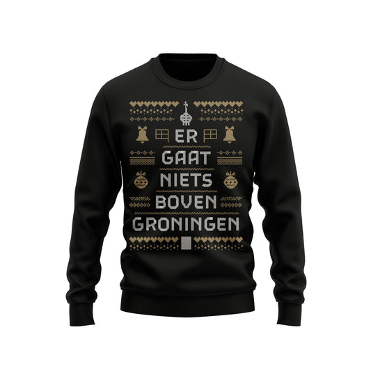 Pre-order: Kersttrui Er gaat niets boven Groningen