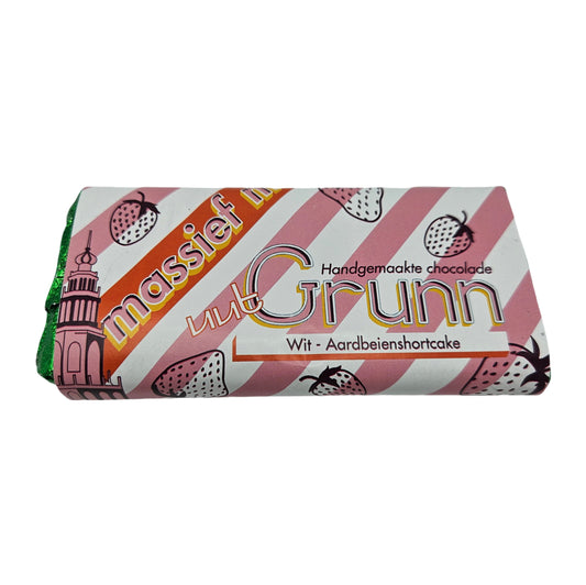 Chocoladereep GRUNN | Aardbei - Shortcake