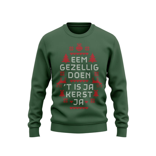 Pre-order: Kersttrui Eem gezellig doen